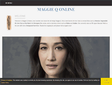 Tablet Screenshot of maggie-q.com